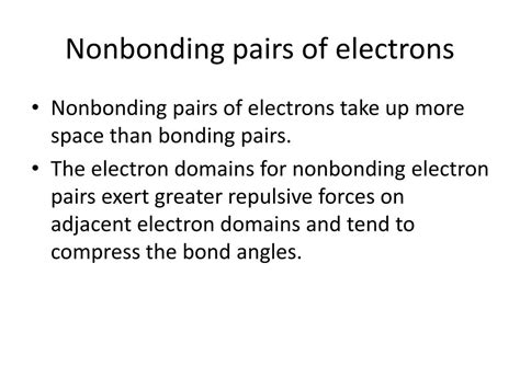 nonbonding electron pairs|Iba pa.